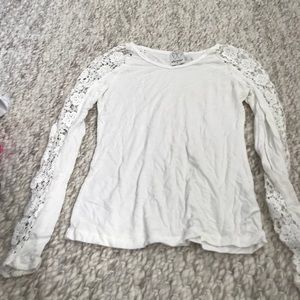 Ella moss lace long sleeve top